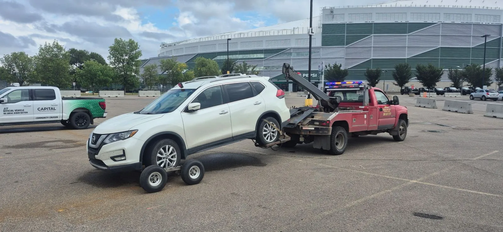Underground Parkade & Tight-Space Vehicle Towing Regina